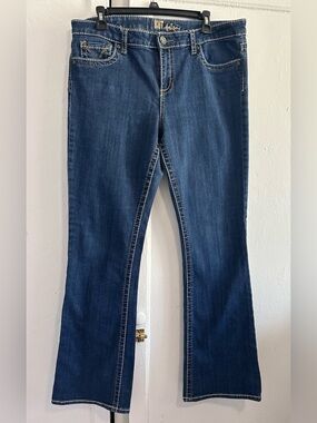 Kut from the Kloth Bootcut Blue Jeans-Low Rise